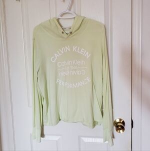 Calvin Klein Pastel Green Performance Hoodie